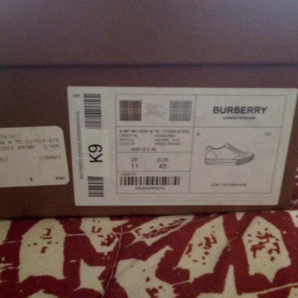 Burberry Tennis Shoes